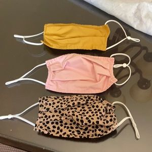 Old navy face masks set of three never worn